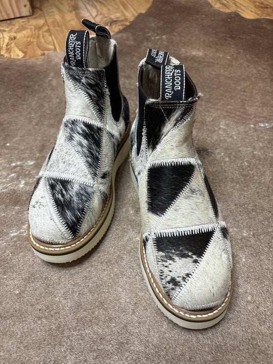 Woman’s cowhide Lechera Patchwork size 6.5 (2) (23.5cm)