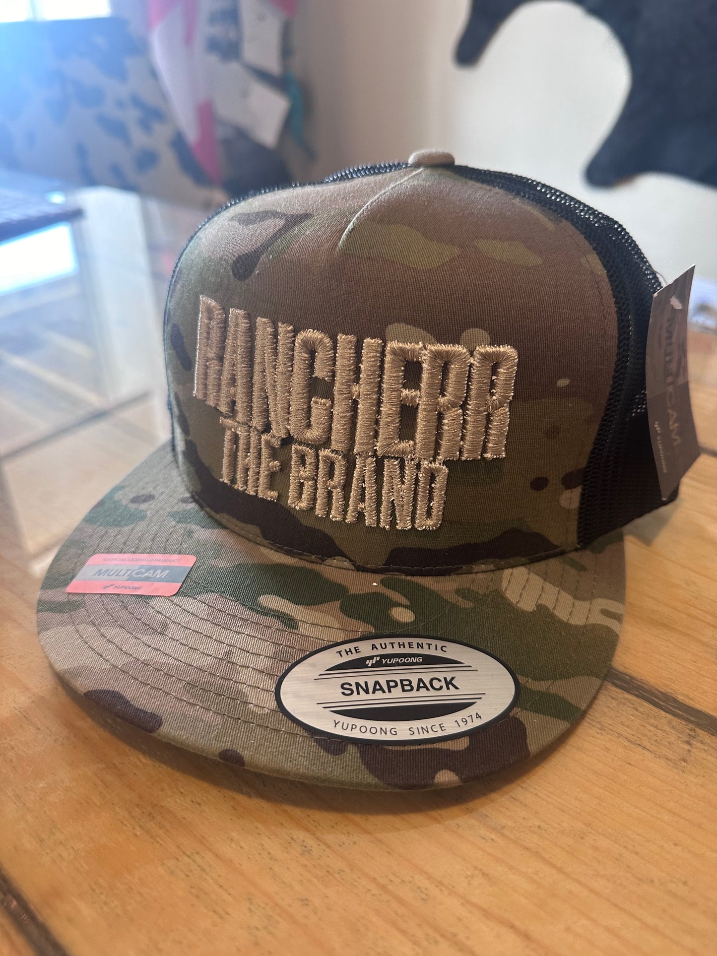 RANCHERR BOOT COMPANY CAMO SNAP BACK CAP