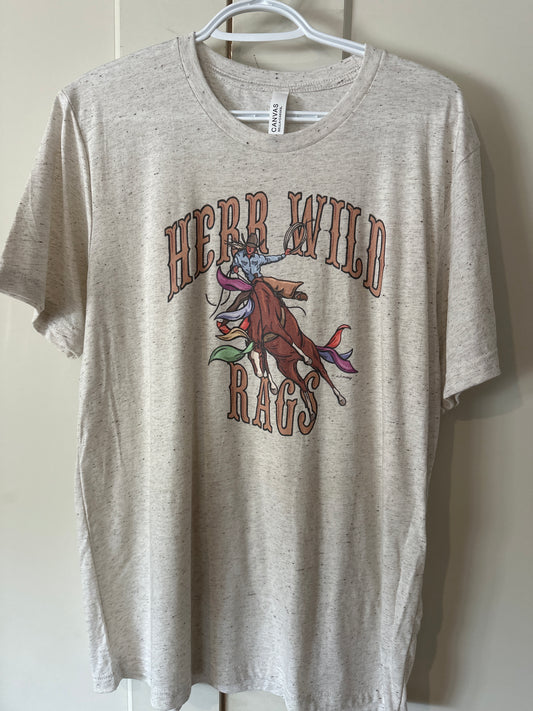 Size L HWR Tshirt Oatmeal