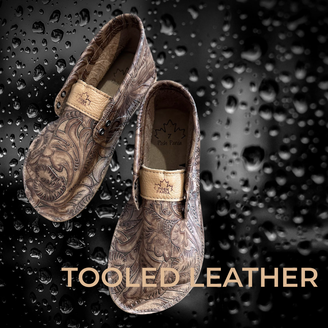 WOMENS SIZE 6 || TOOLED LEATHER
