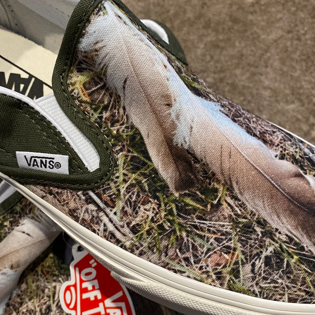Size 8 Custom Feather Vans Sneakers